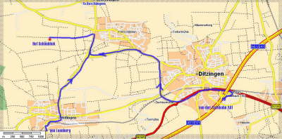 Anfahrt zum Rommelhof
